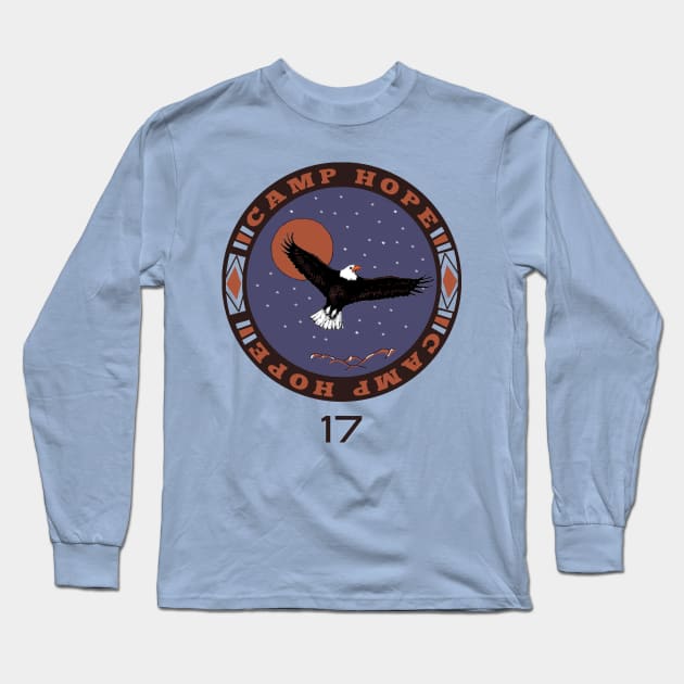 Camp Hope Eagle 17 Long Sleeve T-Shirt by Tag078